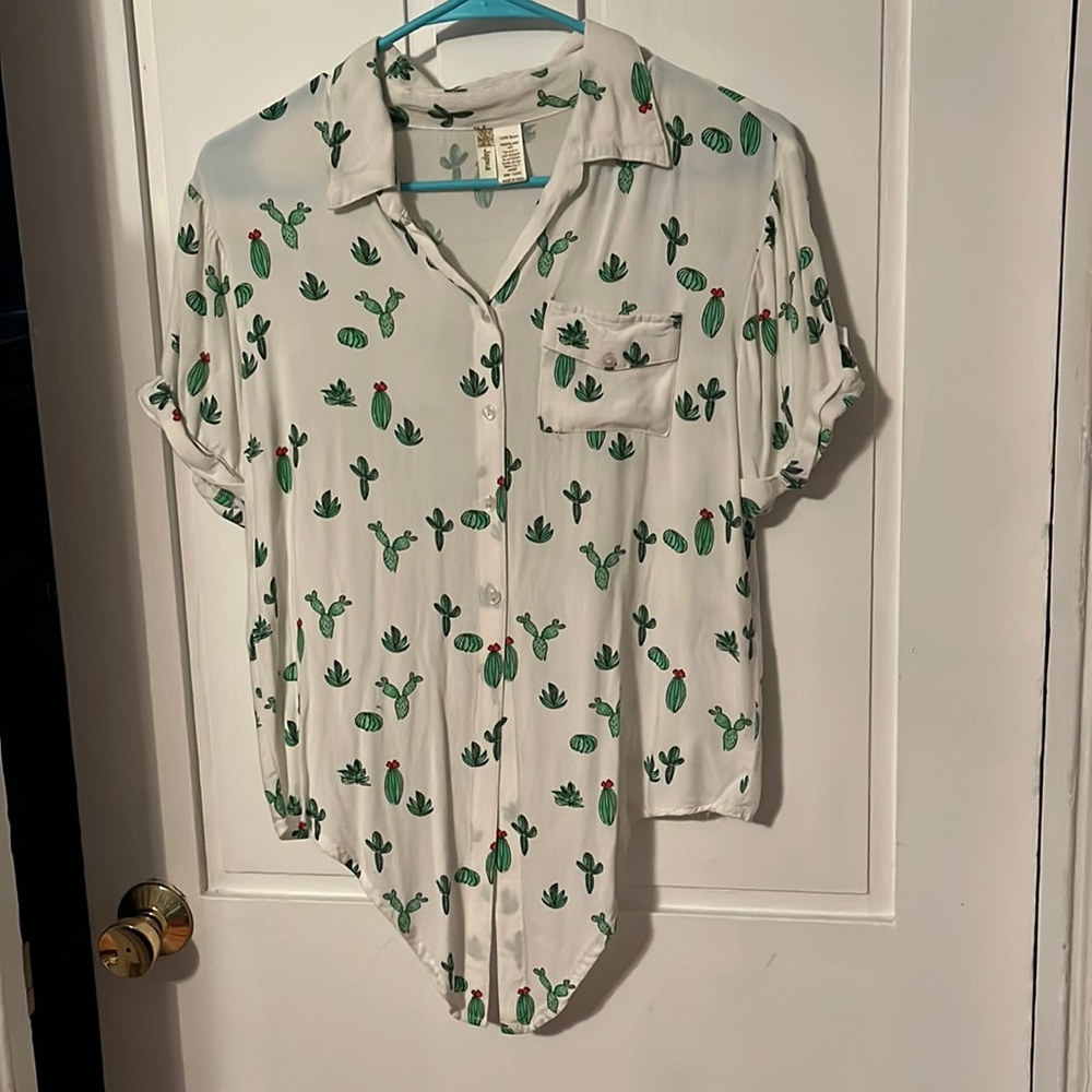 Cactus button up